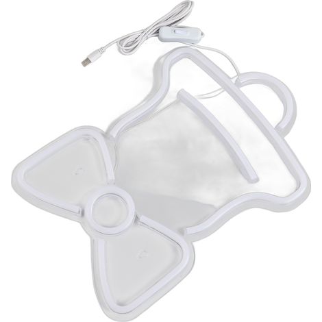 Enseignes lumineuses néon en PVC, alimentation USB 5V, intensité variable, forme cloche, décoratives, pour bars et hôtels. (1/5)