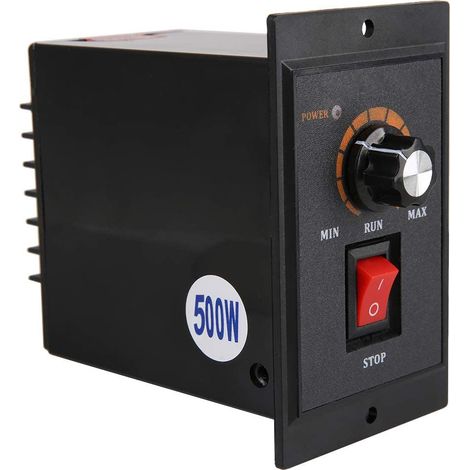 Contrôleur de Vitesse de Moteur monophasé AC 220 V 50/60 Hz, Contrôleur de Moteur AC, Contrôleur de Vitesse de Moteur électrique (500W) (1/5)