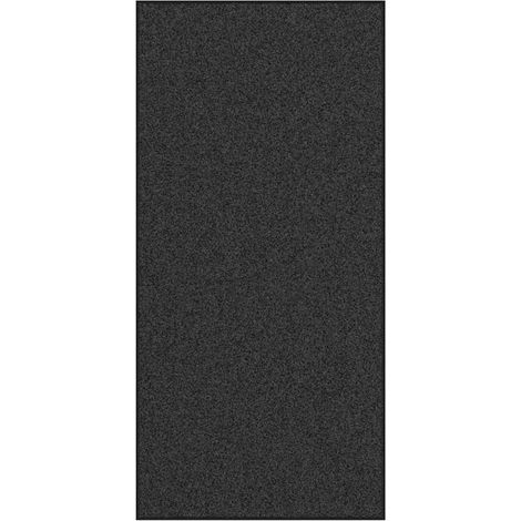 Felpudo Antracita y Negro 120 x 250 cm 100% Poliamida vidaXL (1/5)