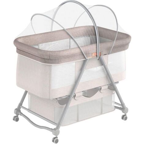 Moustiquaire Bébé Pliable pour Lit et Poussette 60 x 105 cm - Protection Anti-Moustiques et Chats, Installation Facile, Doublure Respirante (1/4)