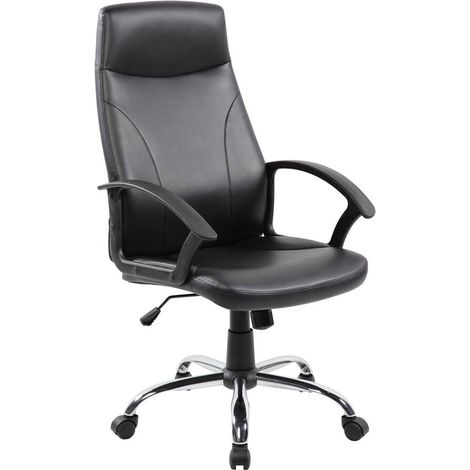 Silla con Ruedas - Sillón de Oficina Negro