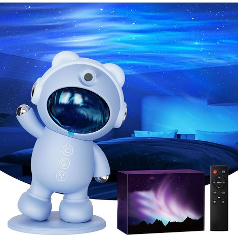 Projecteur Galaxie pour Chambre, Projecteur Étoiles Mignon Veilleuse, Plafonnier Aurore, Lumières LED pour Décor de Chambre Esthétique, Lumière Étoiles pour Adolescents, Bleu