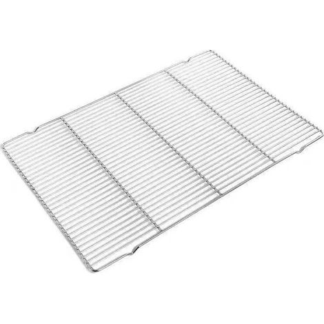BBQ-Grill, Edelstahl-BBQ-Ersatzgrill, Multifunktions-BBQ-Grill, Edelstahl 40 60 cm 2 Stück FLITI (1/4)