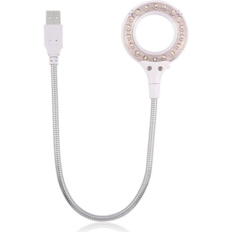 Universelle, hochhelle, tragbare USB-Lampe mit 18 LED-Leuchtmitteln