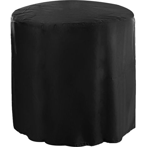 Housse de protection pour meubles de jardin d'extérieur, imperméable et anti-poussière, en tissu Oxford (noir) (1/5)