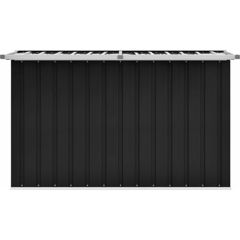 INLIFE Boîte de rangement de jardin Anthracite 149x99x93 cm (1/5)
