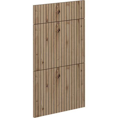 Frontale cucina R-Line, Rovere artigianale, 39.6 x 70.4 cm frontale del mobile per mobile base con cassetti, Vicco (1/5)