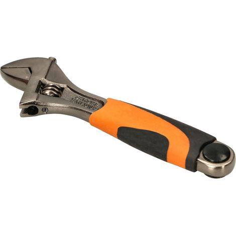 KOTARBAU Clé à molette réglable en acier au chrome vanadium avec poignée en caoutchouc (150 mm) (1/5)