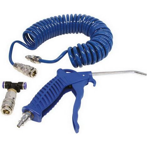 SOUFFLETTE PROFESSIONNELLE AVEC EMBOUT 120MM ET TUYAU SPIRALE 5M