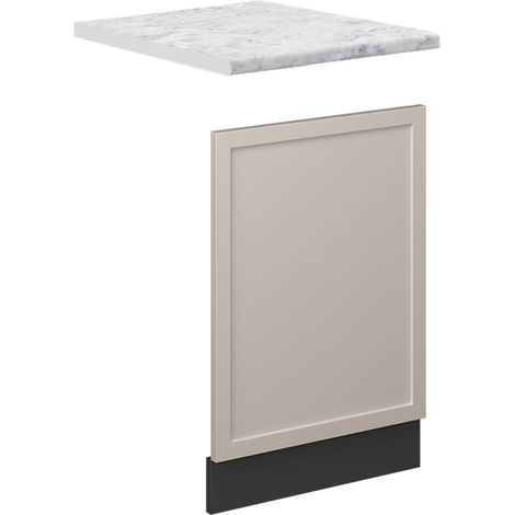 Pannello frontale Fame-Line, GrigioBeige, 45 cm , PL Marmo, Vicco (1/4)