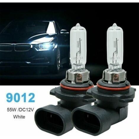 2 ampoules halogènes transparentes 9012 HIR2 PX22D pour phares de voiture, 12 V 55 W, avec projecteur, feu antibrouillard ou feu de jour (DRL). - AquaForge (1/5)