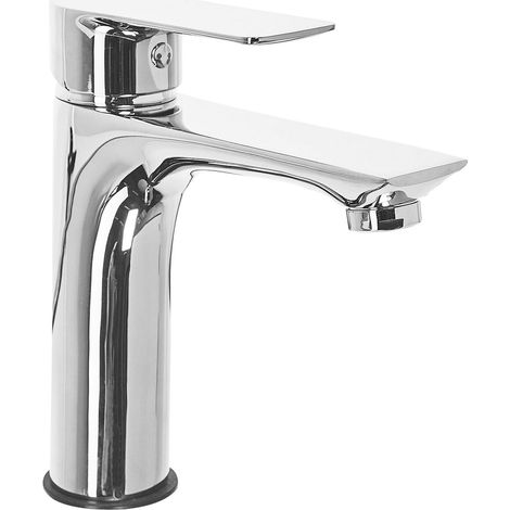 Basin Mixer Tap BERLOI Brass Silver (1/4)