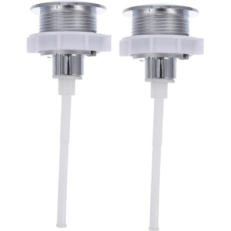 2pièces Bouton Poussoir Wc Bouton Poussoir (1/5)