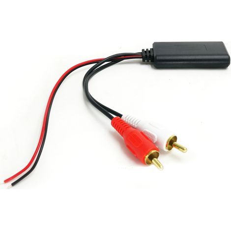 Adaptateur audio Bluetooth 5.0 récepteur stéréo voiture câble aux 2RCA interface auto (1/2)