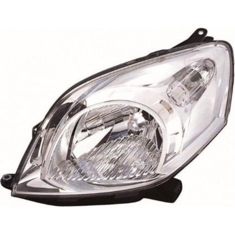Phare pour Fiat Fiorino, Peugeot Bipper, Citroen Nemo 2007+, avec moteur, Gauche 1353197080