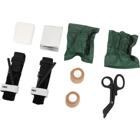 Trousse de Secours IFAK Poche Tactique EDC pour Survie Extérieur Camping Militaire, Kit d'Urgence Portable avec Équipement de Premiers Soins (1/5)