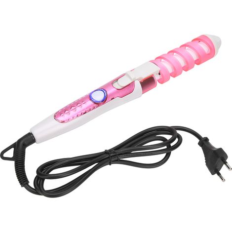 Fer à friser spiral électrique pour cheveux, lisseur boucles chauffant, outil coiffure 110-240V prise EU (1/5)
