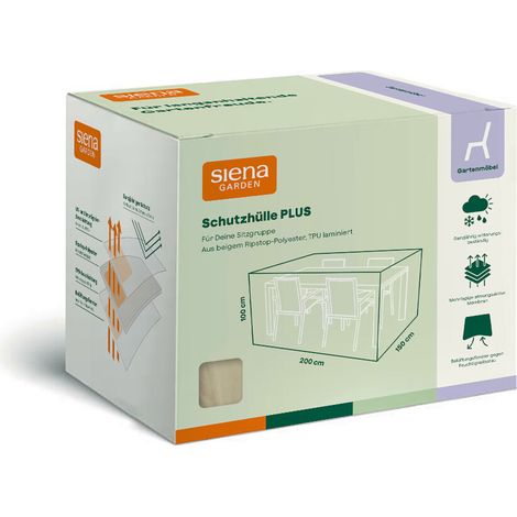 Siena Garden Sitzgruppen-Hülle 200x150x100 Schutzhülle Abdeckhaube Abdeckplane