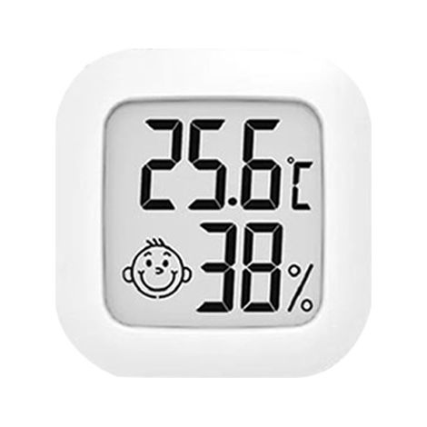 Thermomètre et hygromètre numériques, thermomètre d'intérieur, thermomètre de réfrigérateur, blanc