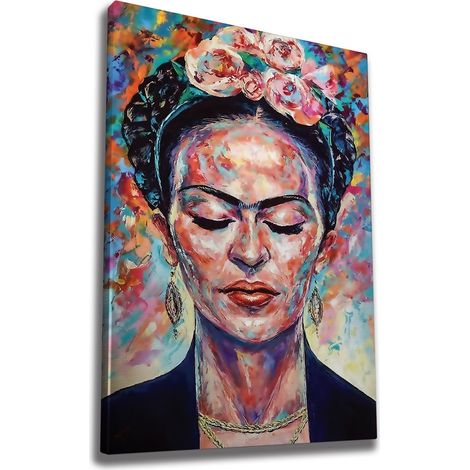 Decorazione artistica da parete con stampa su tela Painting Multicolore (1/4)