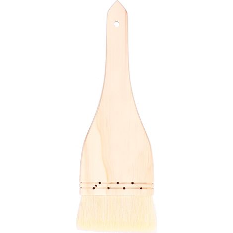 Pinceau de Cuisson en Bois pour Sauce, Résistant à l'Eau - Idéal Pâtisserie, Barbecue et Préparations Culinaires (1/5)