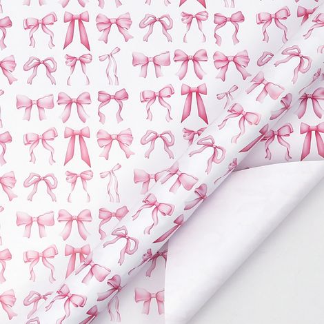 Papier d'emballage cadeau - Rouleau 3 m x 70 cm - 80 g/m² - Grille inversée imprimée - Pour Noël Anniversaire Mariage - 1 pièce (1/5)