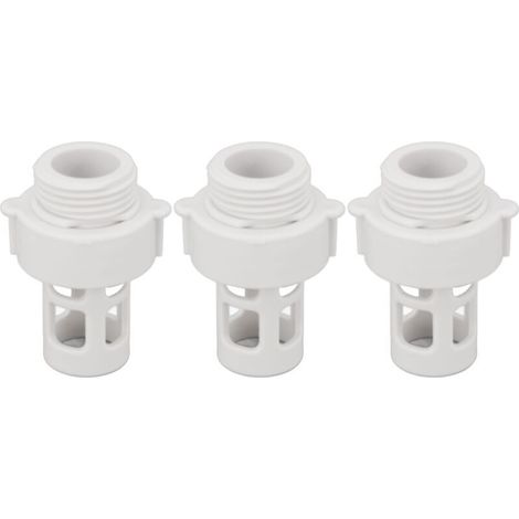 Connecteur de bouchon de vidange de tuyau de piscine, adaptateur de tuyau de piscine, bouchon de Drainage d'eau pour piscines rondes Intex 10184, filetage de 21.6mm, 3 pièces