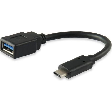 Equip 133455 cavo USB USB 3.2 Gen 1 (3.1 Gen 1) 0,15 m USB C USB A Nero (1/4)