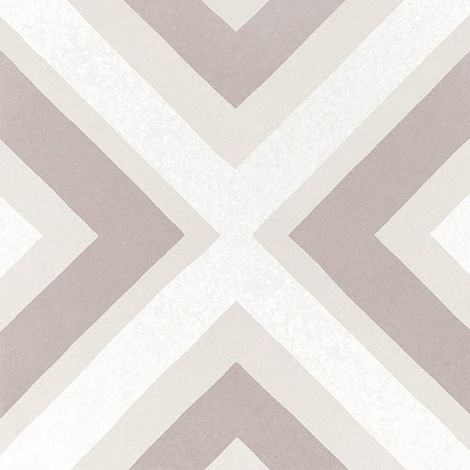 Carrelage effet carreau de ciment CAPRICE DECO PASTEL SQUARE 20x20cm 20x20cm Beige Mat - Boîte de 1 m2