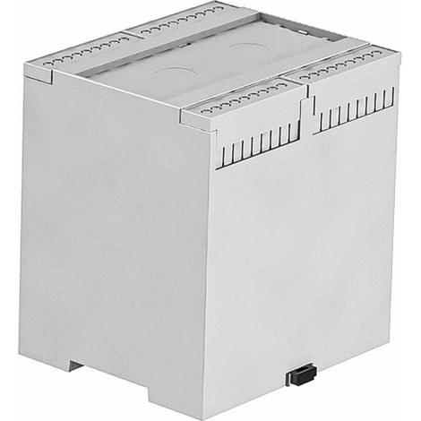 Kit de boîtier rail DIN RS PRO Couvercle plein, Dimensions 90 x 106.2 x 114mm 4 pôles ( Prix pour 1 )
