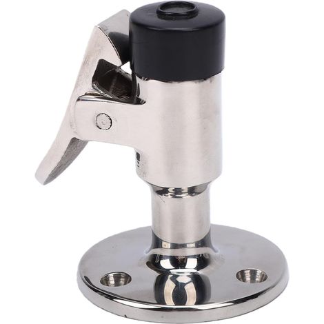 Marine Door Stopper in 316 Stainless Steel, Door Stop with Spring Latch for Boats, Yachts, Ships, Saltwater Use (1/5)