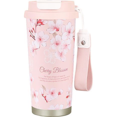 Tasse a Cafe Themos Isotheme,Mug Isotheme 500ml,Themos avec Couvecle Étanche,Double paoi en acie Inoxydable Tasses à café Avec paille pliable,pou Café Chaud et Foid, Lait et Thé (1/3)