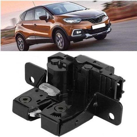 Serrure de hayon de coffre noire, loquet de coffre pour Clio III, Megane II, Grand Scenic II OE 8200076240 Serrure de porte arrière, serrure de coffre Renault 2+ (1/4)
