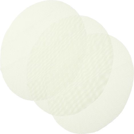 Lot de 3 Feuilles de Cuisson à La Vapeur pour Boulettes Antiadhésives Réutilisables en Silicone pour Fournitures de Cuisine Doublure pour Doublure pour Panier à Vapeur'1'-