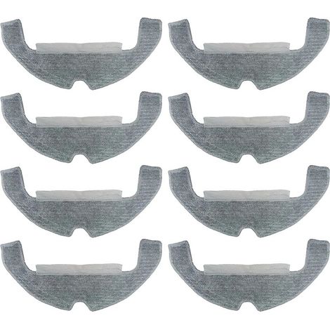 CYRILL – Wischtücher per DREAME D10 Plus Gen 2/D10s plus / D9 PLUS Accessori per aspirapolvere robot, D10 Plus Gen 2 Accessori 8 Mop Pad, Accessori per WC di ricambio riutilizzabili e lavabili (1/5)