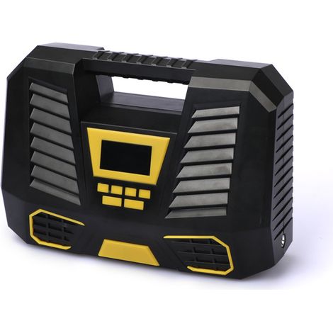 Compresseur à air Portatif 12V,150PSI Compresseur d'air Voiture,Mini Gonfleur Pneus Voiture,Gonfleur Electrique Numérique avec Lampe LED,Pompe Pneus pour Voitures, Vélos, Motos, Balles (1/5)