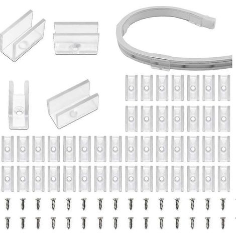 Supports de fixation pour guirlande lumineuse néon -- (1/5)