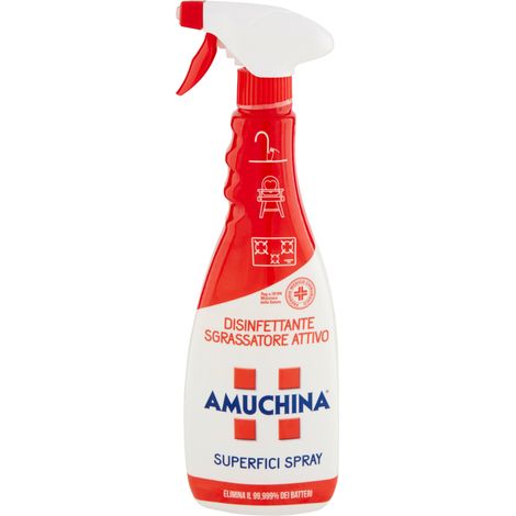 Sgrassatore Disinfettante Attivo 750 ml - Amuchina Superfici Spray