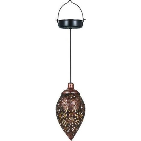 Lampe solaire, Métal, Cuivre vintage (1/5)
