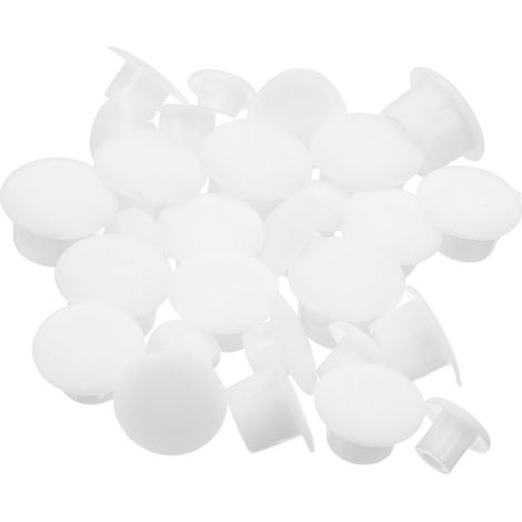 200 bouchons à vis en plastique, pour trous ronds (1/5)