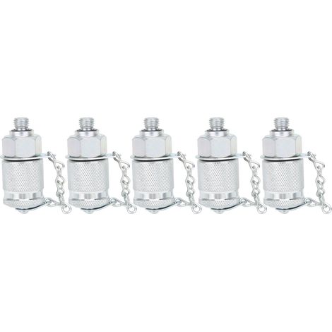 5 Stück Hydraulikprüfadapter Gewindeprüfkupplungsverbinder Druckmessung PT/PPTM8 x 1 (1/5)