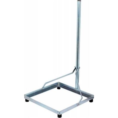 Support de balcon - Megasat - Stand en acier - 100 cm de hauteur - Dalle béton 50x50 cm - Réglable