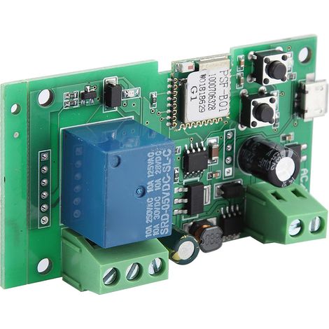 Module de relais intelligent WiFi sans fil 50 Hz à verrouillage automatique par à-coups (1/5)