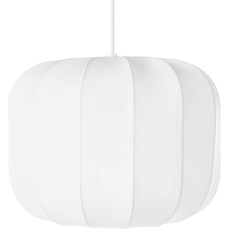 Lampada a sospensione dal design moderno con paralume in nylon sintetico bianco CABRIALES
