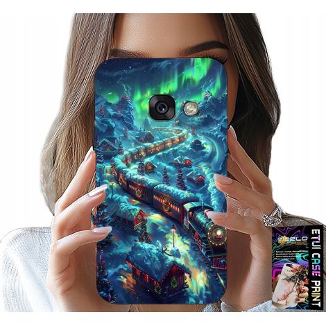 Custodia per Samsung A5 2017 - motivi treno, macchina del caffè, natalizi + vetro (1/5)