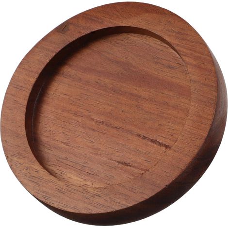 Socle pour Moulin à Poivre en Bois D’acacia, Plateau Rond Stable (1/5)