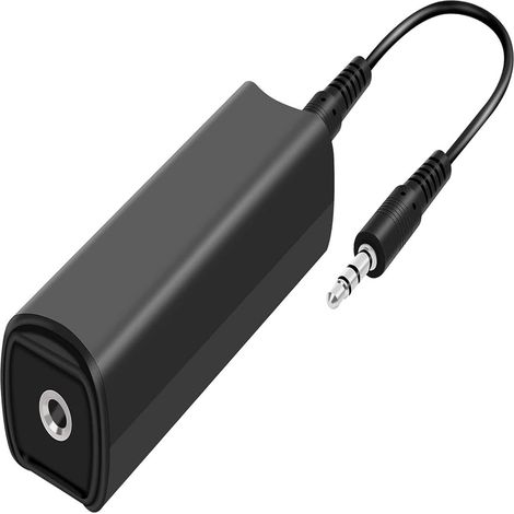 Ground Loop Isolator - 3,5 Mm Stereo Jack - Galvanic Isolation - For Car Home Studio Audio Systems - 1 Piece