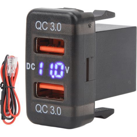 Dual-USB-Ladegerät mit QC3.0-Schnellladefunktion, Netzteil für FJ Cruiser, Fortuner, Hilux und Tacoma (1,57 x 0,87 Zoll) (1/5)