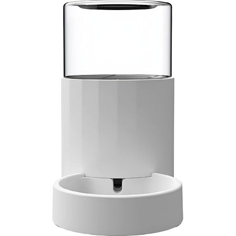 Fuente de agua automática de 2,5 L para gatos y perros con cuenco, bebedero para gatos, comedero y bebedero, comedero por gravedad de gran capacidad con mantel individual. (1/5)