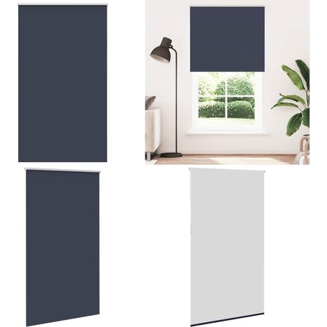 vidaXL Verdunkelungsrollo Marineblau 130x230 cm Stoffbreite 126,6 cm (1/5)